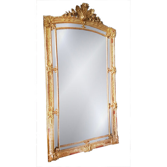Miroir Bois Dore A Parclose  Epoque et style Napoléon III